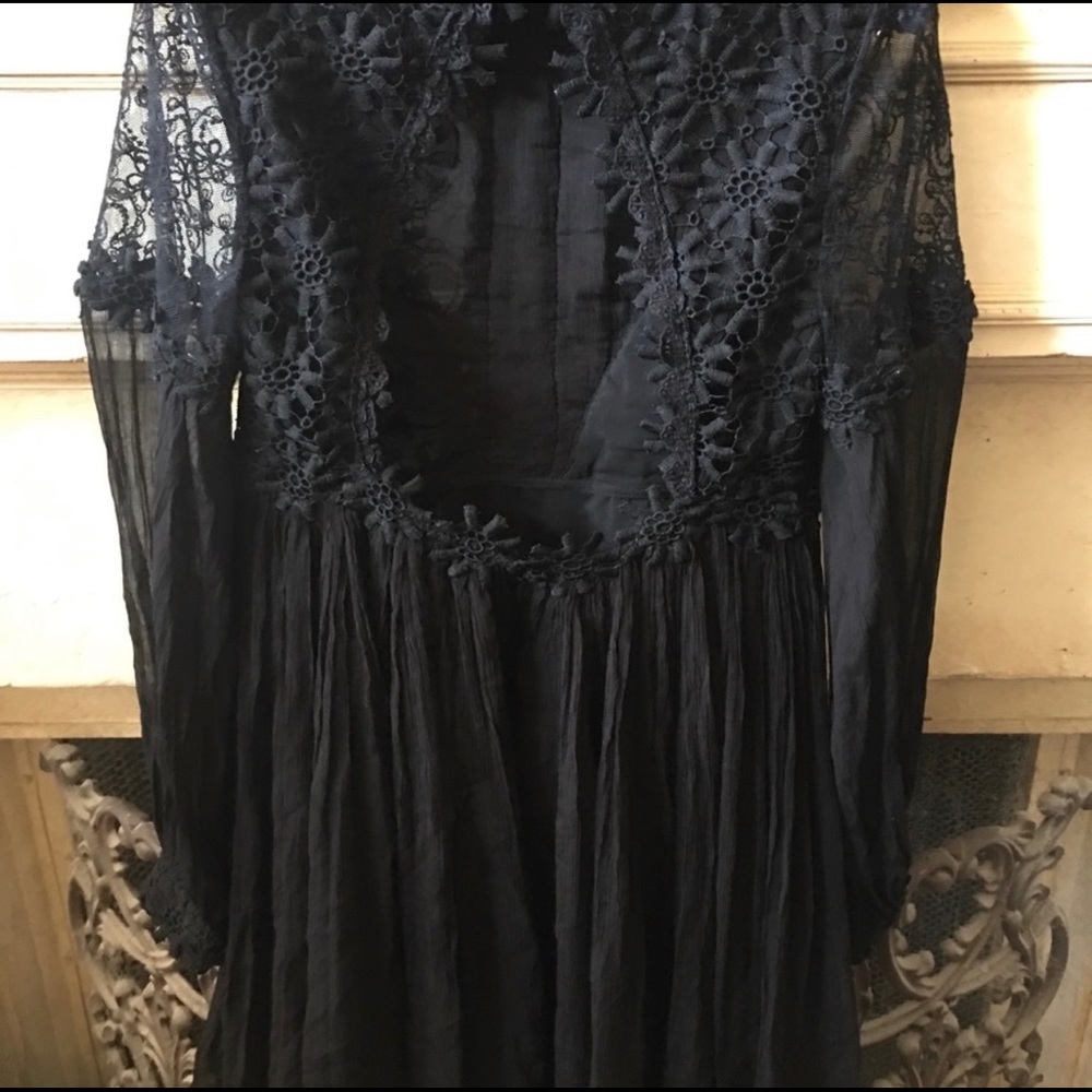 Free People lace, beaded dress size 4